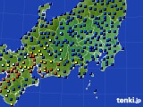 関東・甲信地方のアメダス実況(日照時間)(2020年05月21日)