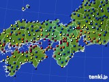 2020年05月21日の近畿地方のアメダス(日照時間)
