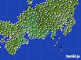 東海地方のアメダス実況(風向・風速)(2020年05月21日)