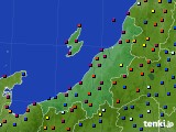 新潟県のアメダス実況(日照時間)(2020年05月22日)