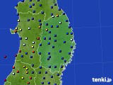 岩手県のアメダス実況(日照時間)(2020年05月22日)