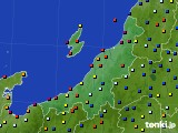 新潟県のアメダス実況(日照時間)(2020年05月23日)