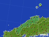 2020年05月23日の島根県のアメダス(気温)