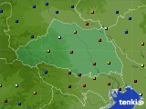 埼玉県のアメダス実況(日照時間)(2020年05月24日)