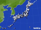 アメダス実況(風向・風速)(2020年05月24日)