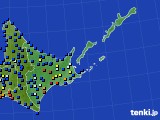 道東のアメダス実況(日照時間)(2020年05月25日)