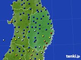 岩手県のアメダス実況(日照時間)(2020年05月27日)