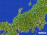 北陸地方のアメダス実況(気温)(2020年05月27日)