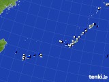 沖縄地方のアメダス実況(風向・風速)(2020年05月27日)