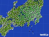 2020年05月27日の関東・甲信地方のアメダス(風向・風速)