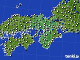 2020年05月27日の近畿地方のアメダス(風向・風速)