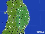 岩手県のアメダス実況(風向・風速)(2020年05月27日)