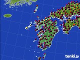 九州地方のアメダス実況(日照時間)(2020年05月28日)