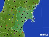 2020年05月28日の宮城県のアメダス(日照時間)