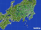 関東・甲信地方のアメダス実況(風向・風速)(2020年05月28日)