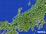 北陸地方のアメダス実況(風向・風速)(2020年05月28日)