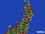 2020年05月29日の東北地方のアメダス(日照時間)