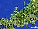 北陸地方のアメダス実況(気温)(2020年05月29日)