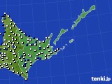 道東のアメダス実況(風向・風速)(2020年05月29日)