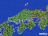 2020年05月30日の中国地方のアメダス(日照時間)