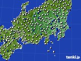 関東・甲信地方のアメダス実況(風向・風速)(2020年05月30日)