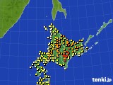 2020年05月31日の北海道地方のアメダス(気温)