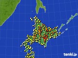 北海道地方のアメダス実況(気温)(2020年05月31日)