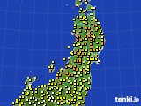 2020年05月31日の東北地方のアメダス(気温)