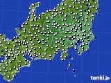 関東・甲信地方のアメダス実況(風向・風速)(2020年05月31日)