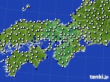 2020年05月31日の近畿地方のアメダス(風向・風速)