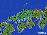 中国地方のアメダス実況(日照時間)(2020年06月01日)