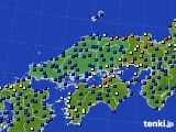 中国地方のアメダス実況(日照時間)(2020年06月01日)