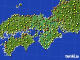 近畿地方のアメダス実況(気温)(2020年06月01日)