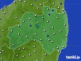 福島県のアメダス実況(風向・風速)(2020年06月01日)