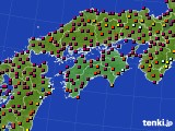 四国地方のアメダス実況(日照時間)(2020年06月02日)