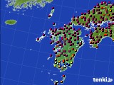 2020年06月02日の九州地方のアメダス(日照時間)