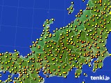 北陸地方のアメダス実況(気温)(2020年06月03日)