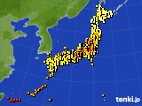 アメダス実況(気温)(2020年06月03日)