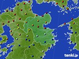 2020年06月04日の大分県のアメダス(日照時間)