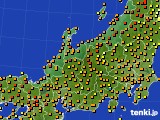 北陸地方のアメダス実況(気温)(2020年06月04日)