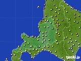 2020年06月04日の道央のアメダス(気温)