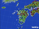 2020年06月05日の九州地方のアメダス(日照時間)