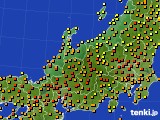 北陸地方のアメダス実況(気温)(2020年06月05日)