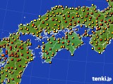 2020年06月05日の四国地方のアメダス(気温)