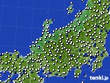 北陸地方のアメダス実況(風向・風速)(2020年06月05日)