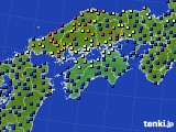 2020年06月06日の四国地方のアメダス(日照時間)