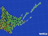 道東のアメダス実況(日照時間)(2020年06月06日)