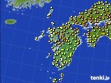 九州地方のアメダス実況(気温)(2020年06月06日)