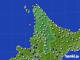 道北のアメダス実況(風向・風速)(2020年06月06日)