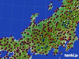 北陸地方のアメダス実況(日照時間)(2020年06月07日)